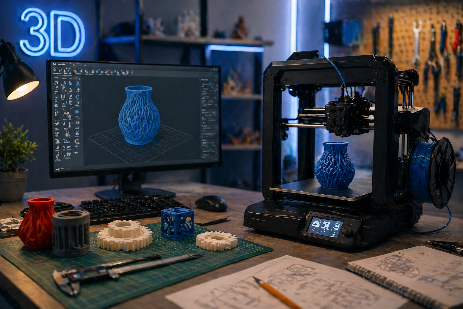 Tech Revolution - 3D Printing with 3D Modeling